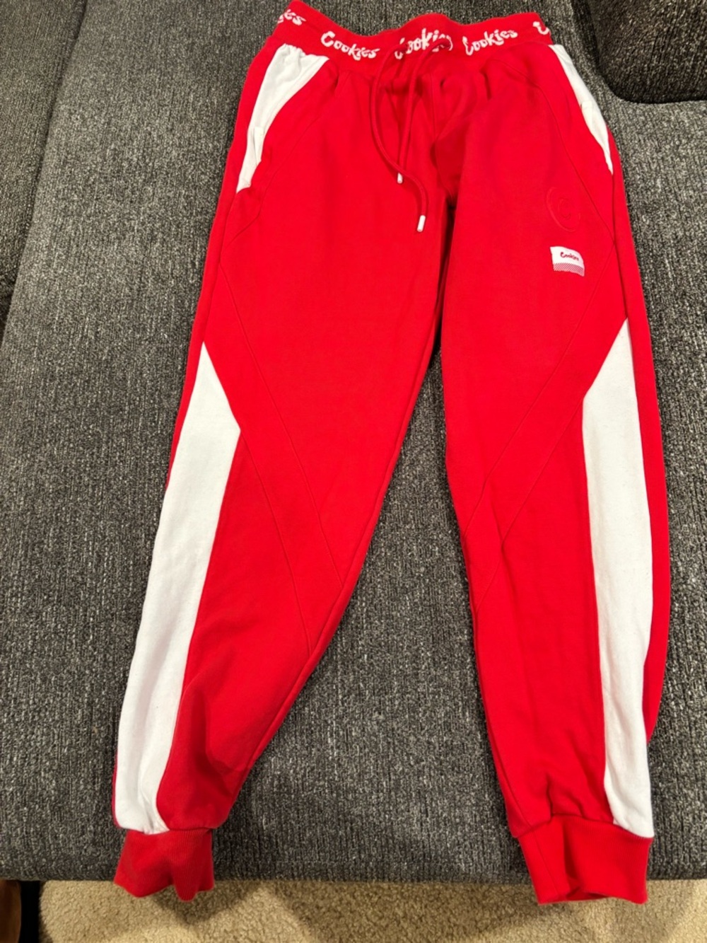 Cookies Men’s Red Jogger Sweatpants